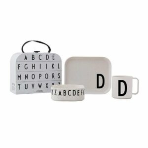 Design Letters Kindergeschirr-Set "Kindergeschirr-Set im Koffer D (4-teilig)"