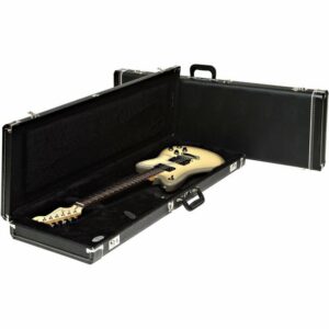 Fender E-Gitarren-Koffer, Case Black Tolex Black Plush Strat/Tele