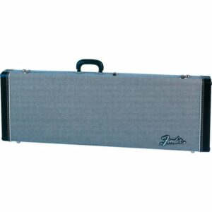 Fender E-Gitarren-Koffer, Deluxe Hardshell Case Tweed Black Tweed, Strat/Tele