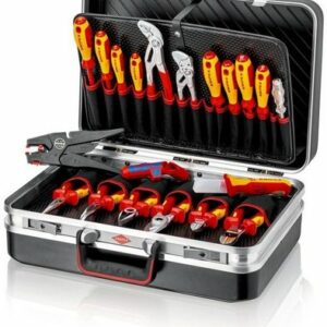Knipex Werkzeugkoffer "Werkzeugkoffer 20-teilig Koffer aus ABS-Material Elektroinstallation"