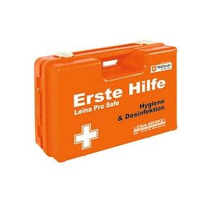 LEINA-WERKE Erste-Hilfe-Koffer Pro Safe Hygiene & Desinfektion DIN 13157 orange