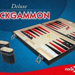 Noris Spiel, "Deluxe Backgammon Koffer - 15""