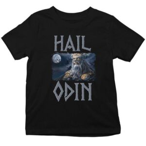 Quattro Formatee Kurzarmshirt "Hail Odin Gott Krieger Nordmann Kinder T-Shirt" (1-tlg)