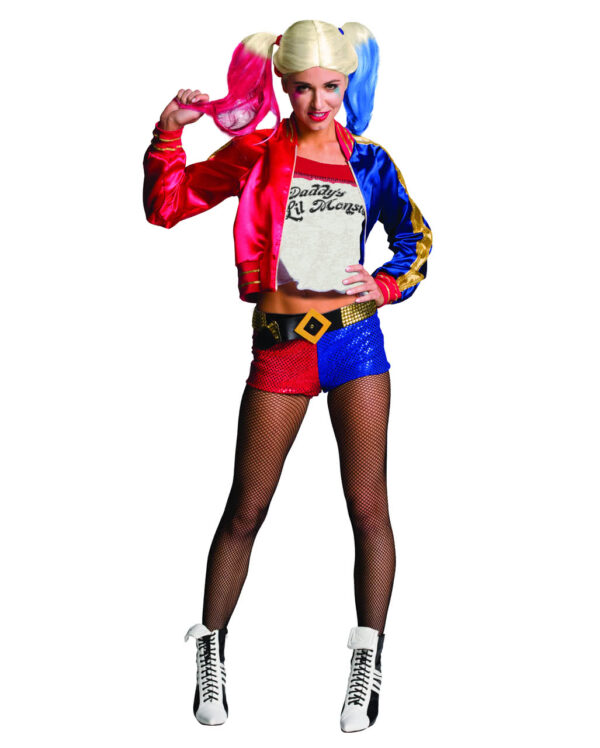 Suicide Squad Harley Quinn Kostüm DC Comic Verkleidung L