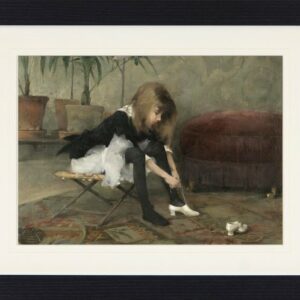 1art1 Bild mit Rahmen Helene Schjerfbeck - Die Tanzschuhe, 1882