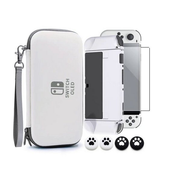 AKTO Schutzhülle und EVA-Tasche Zubehör Nintendo (Taschen & Koffer, OLED-Konsole)