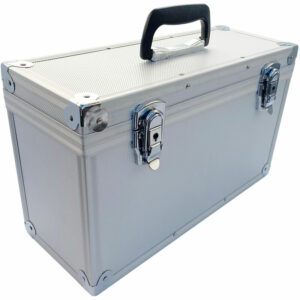 Aluminium Koffer Silber Entnehmbarer Deckel (LxBxH) 400 x155 x 240 mm