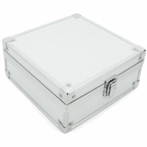 Ar Carry Box® Kleine Alubox Alukoffer Aluminium Koffer Werkzeugkoffer leer 200x200x90mm Alu / Silber