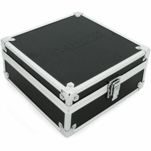 Ar Carry Box® Kleine Alubox Alukoffer Aluminium Koffer Werkzeugkoffer leer 200x200x90mm Alu/Schwarz