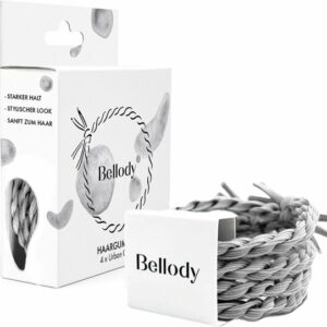 Bellody® Original Haargummis (4 Stück - Urban Gray)