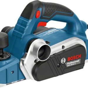 Bosch Professional Handhobel GHO 26-82 D (inkl. Parallelanschlag, Sechskantstiftschlüssel SW 2,5, Stoffstaubbeutel, im Koffer) (06015A4300)