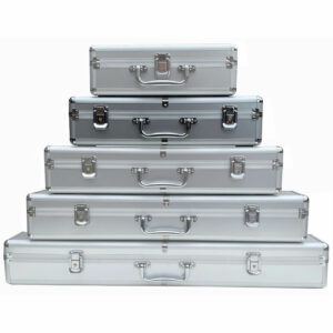 Eci Aluminium Koffer Instrumentenkoffer leer (LxBxH) 40 x 10 x 10 cm Messinstrumente Aufbewahrung