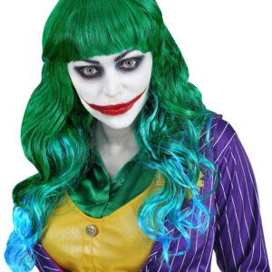 Evil Joker Damenperücke Halloween Perücken kaufen