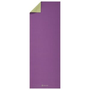 GAIAM - 4 mm Classic 2-Color Yoga Mat - Yogamatte Gr 61 cm x 173 cm x 0,4 cm lila