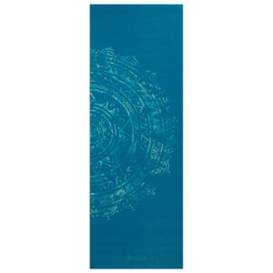 GAIAM - 4 mm Classic Printed Yoga Mat - Yogamatte Gr 61 cm x 173 cm x 0,4 cm blau;lila;türkis