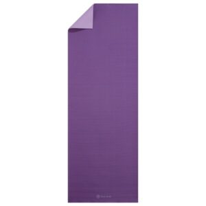 GAIAM - 6 mm Premium 2-Color Yoga Mat - Yogamatte Gr 61 cm x 173 cm x 0,6 cm lila