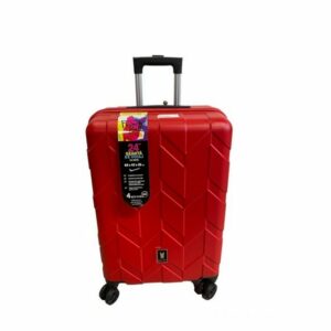 HTI-Living Koffer Koffer Hartschalentrolley Rot, 4 Rollen