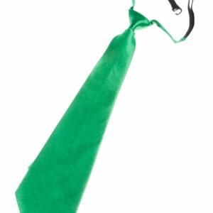 Herren-Kostüm Krawatte Satin grün Größe: One Size