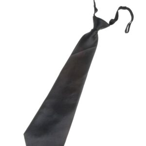 Herren-Kostüm Krawatte Satin schwarz Größe: One Size