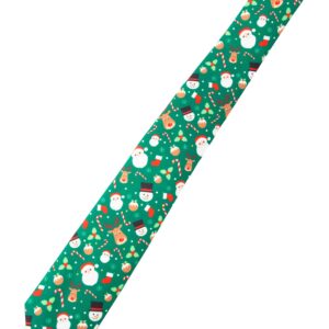 Herren-Kostüm Krawatte Weihnachten grün Größe: