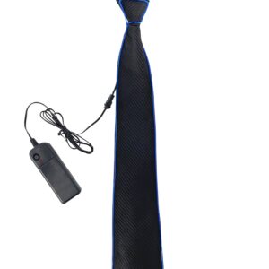 Herren-Kostüm Krawatte leuchtend blau Größe: One Size