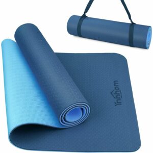 Innhom - Yoga Matte 8MM dicke Gymnastikmatte für Damen und Herren, Trainingsmatte für Yoga, Pilates, Zuhause, Fitnessstudio, Yogamatte, rutschfest,