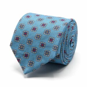 Krawatten Baumwoll/Leinen Krawatte mit Muster one-size