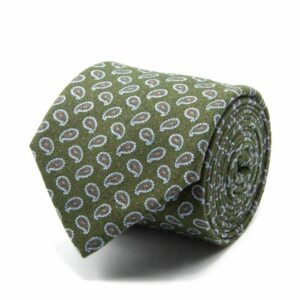 Krawatten Baumwollkrawatte mit Paisley-Muster one-size