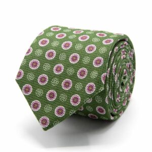 Krawatten Giro Inglese-Krawatte mit Blüten one-size