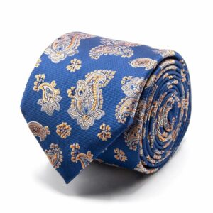 Krawatten Seiden-Jacquard Krawatte mit Paisley one-size