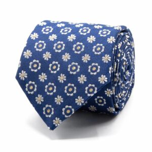 Krawatten Seiden Krawatte mit floralem Muster one-size