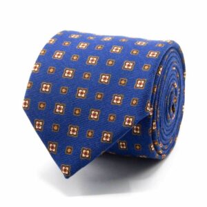 Krawatten Wollkrawatte mit geometrischem Muster one-size