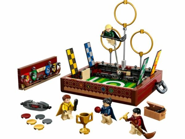 LEGO® Spielbausteine LEGO 76416 Harry Potter Quidditch Koffer, Konstruktionsspielzeug, (Set, 599 St., Unterhaltung)
