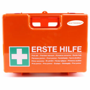 Medical Verbandskoffer / Erste Hilfe Koffer Domino din 13157 Schlag- und bruchfest - Gramm