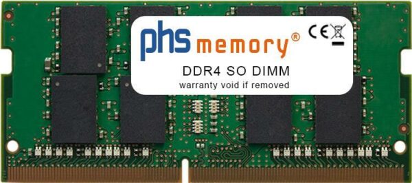 PHS-memory 16GB RAM Speicher für Lenovo ThinkPad Yoga 510-15ISK (80S8) DDR4 SO DIMM 2133MHz (SP176401)
