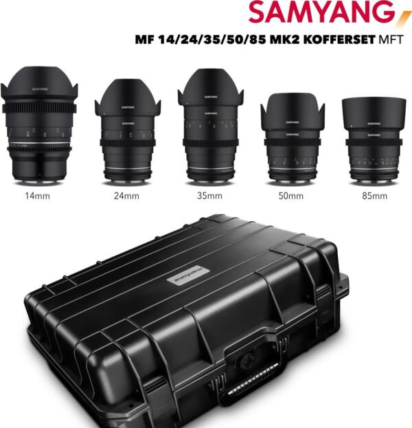 Samyang MF 14/24/35/50/85 MK2 VDSLR Koffer MFT (23197)