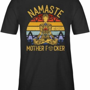 Shirtracer T-Shirt Namaste Mother - Yoga und Wellness Geschenk - Herren Premium T-Shirt t shirt herren lustig - yogakleidung - tshirt namaste
