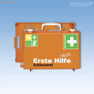 Söhngen Erste-Hilfe-Koffer Direkt Schlosserei orange
