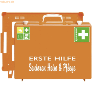 Söhngen Erste-Hilfe-Koffer Senioren Heim und Pflege, MT-CD orange gefü