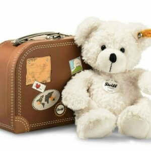 Steiff Collection Kuscheltier STEIFF® 111464 - Teddybär Lotte mit Koffer weiß