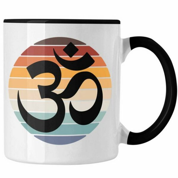 Trendation Tasse Yoga Tasse Geschenk Zeichen Japan Keltisches Yoga Kaffeebecher
