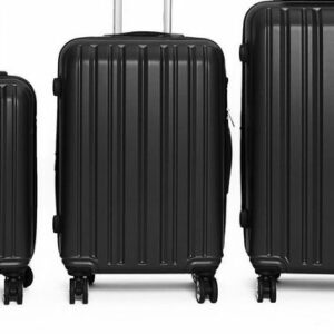 ZELLERFELD Kofferset 3-Teilig ABS Hartschalenkofferset Trolley Koffer mit 4 Doppelräder, (3 tlg)