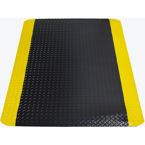 miltex Anti-Ermüdungsmatte Yoga Dome Basic schwarz, gelb 60,0 x 90,0 cm