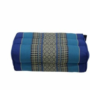 my Hamam Yogakissen Meditationskissen für Yoga 35x18x12 Massagekissen, unterstützend, blau-türkis orientalisch, entspannend