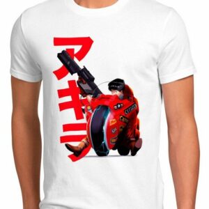 style3 Print-Shirt Herren T-Shirt Apocalyptic Rider akira manga anime cosplay japan
