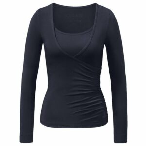 Curare Yoga-Sweatjacke Yoga Wrap Shirt Zen (1-tlg)