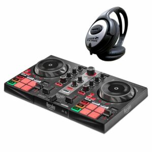 HERCULES DJ Controller Hercules DJ Control Inpulse 200 MK2 mit Kopfhörer
