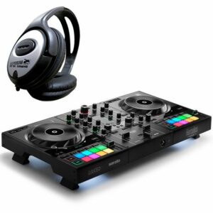 HERCULES DJ Controller Hercules DJControl Inpulse 500 + Kopfhörer