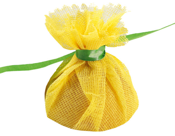 HYGOSTAR Lemon Wrap, gelb, mit grüner Krawatte