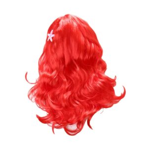 Halloween New Year Mermaid Princess Costume Cosplay Wig Party Girl Kids Children Girls Hair Accessories